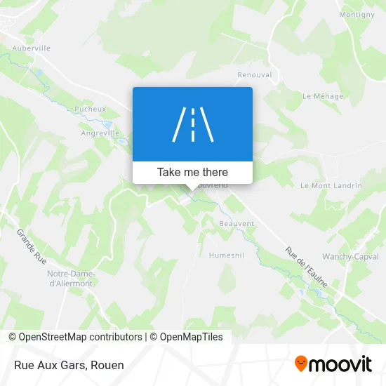Rue Aux Gars map