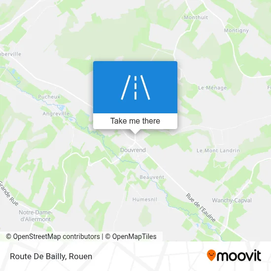 Route De Bailly map