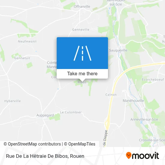 Rue De La Hêtraie De Bibos map