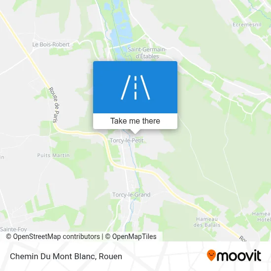 Chemin Du Mont Blanc map