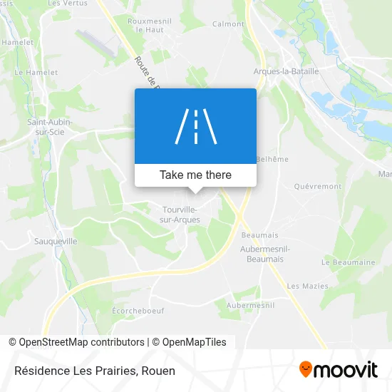 Résidence Les Prairies map