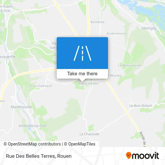 Rue Des Belles Terres map