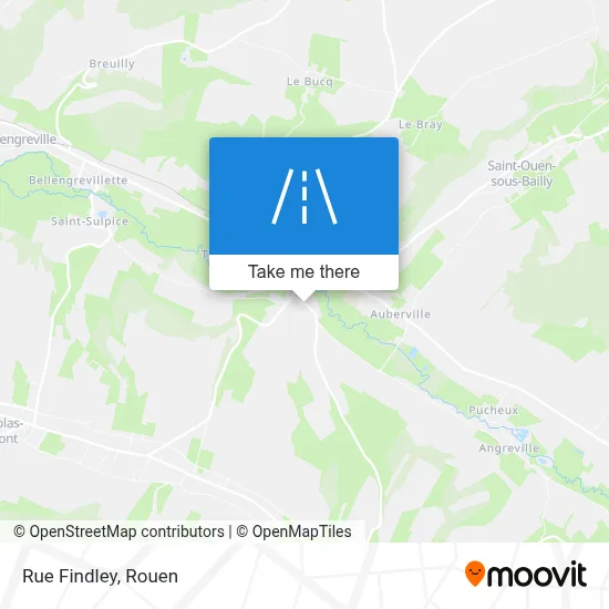 Rue Findley map