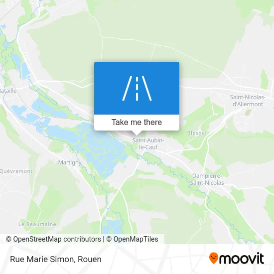 Mapa Rue Marie Simon