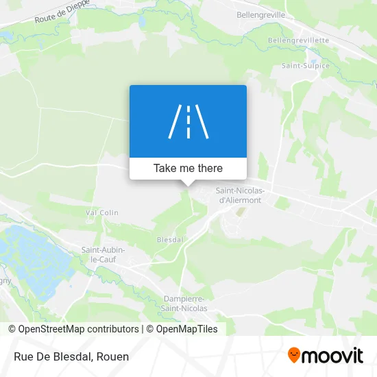 Rue De Blesdal map