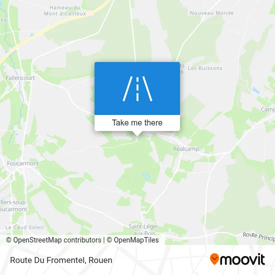 Route Du Fromentel map