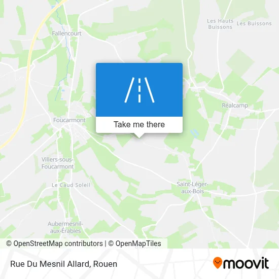 Rue Du Mesnil Allard map