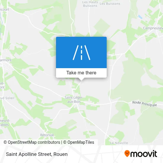 Rue Sainte-Apolline map