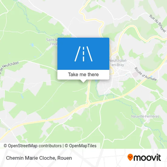 Chemin Marie Cloche map