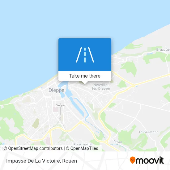 Impasse De La Victoire map