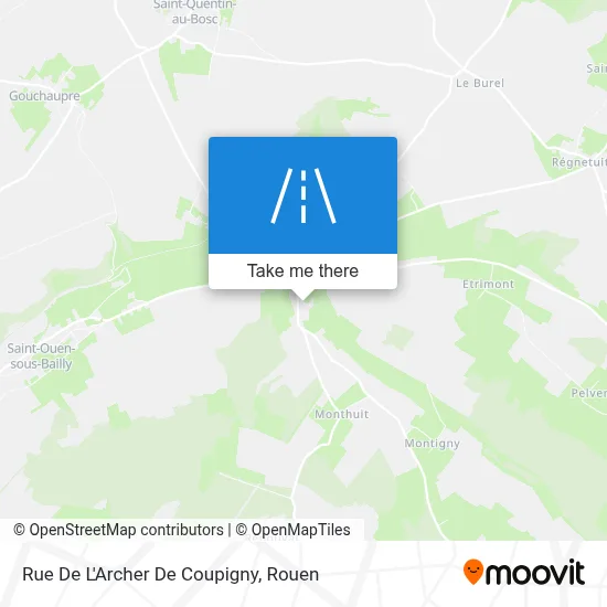 Rue De L'Archer De Coupigny map