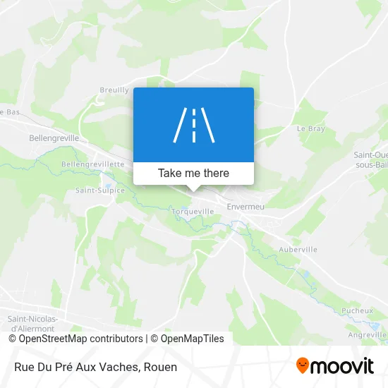 Rue Du Pré Aux Vaches map