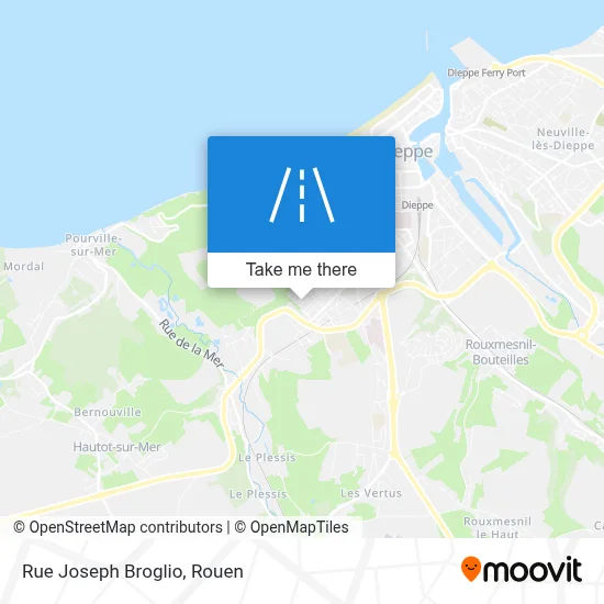 Rue Joseph Broglio map