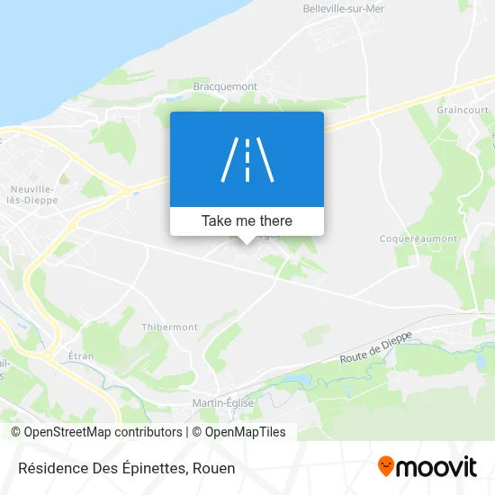 Résidence Des Épinettes map