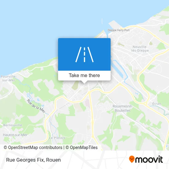 Mapa Rue Georges Fix