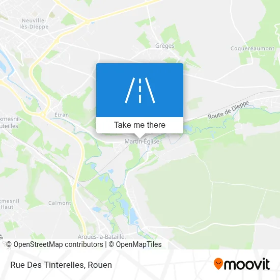 Rue Des Tinterelles map