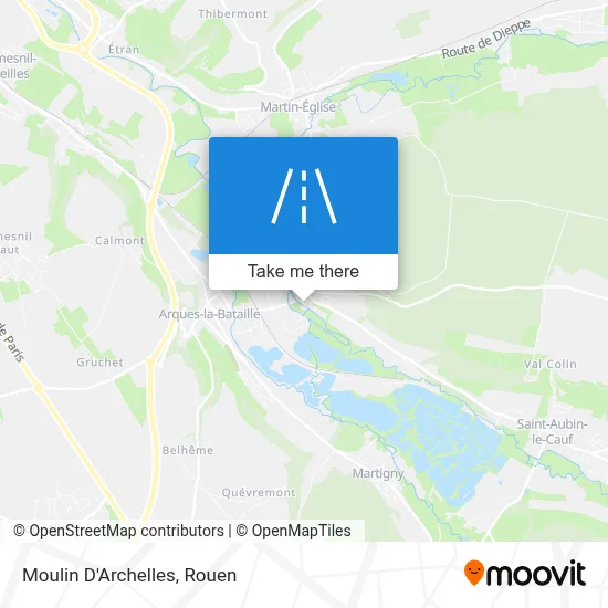 Moulin D'Archelles map