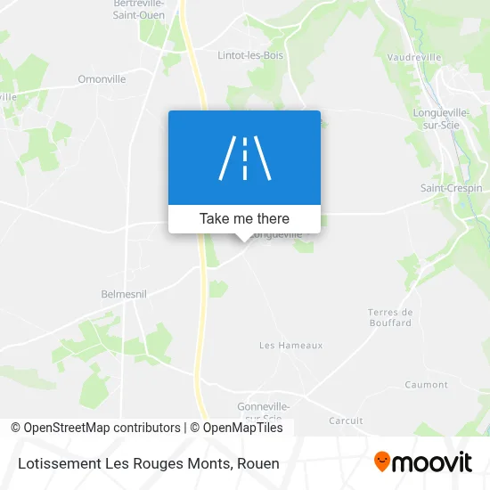 Lotissement Les Rouges Monts map