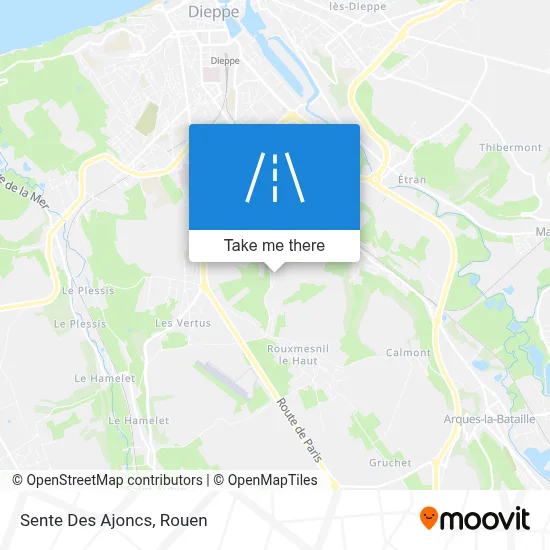Sente Des Ajoncs map