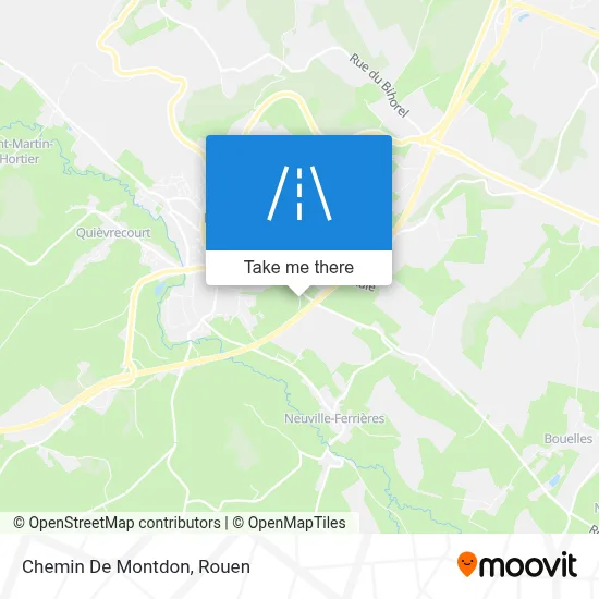 Chemin De Montdon map