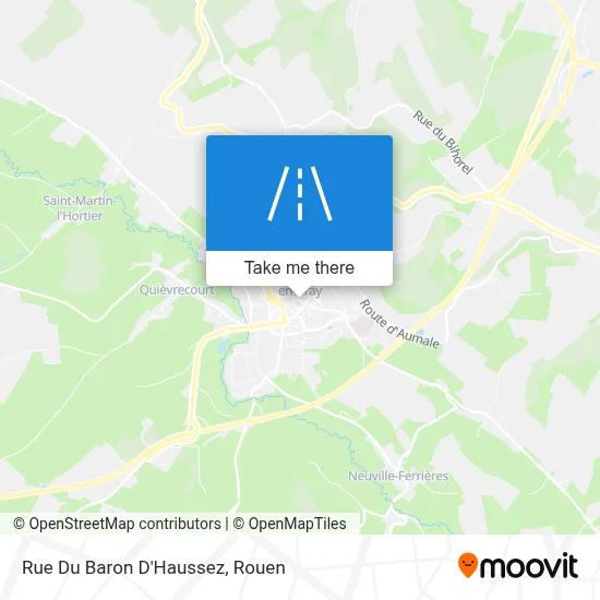 Rue Du Baron D'Haussez map