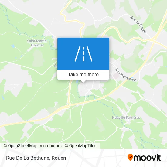 Rue De La Bethune map