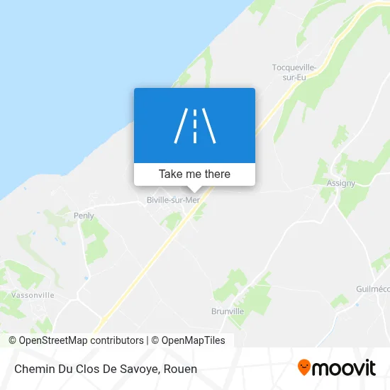 Chemin Du Clos De Savoye map