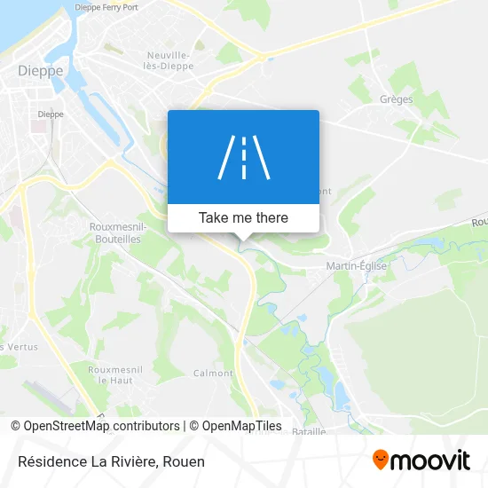 Résidence La Rivière map