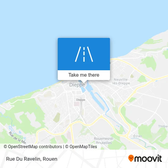 Rue Du Ravelin map