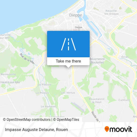 Impasse Auguste Delaune map