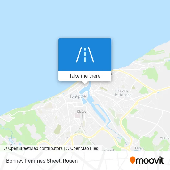 Mapa Rue Des Bonnes Femmes