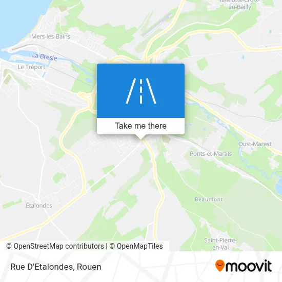 Rue D'Etalondes map