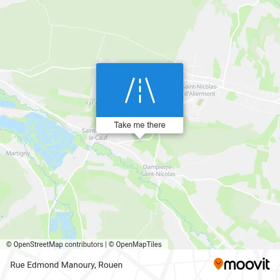 Rue Edmond Manoury map
