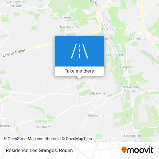 Mapa Résidence Les Granges