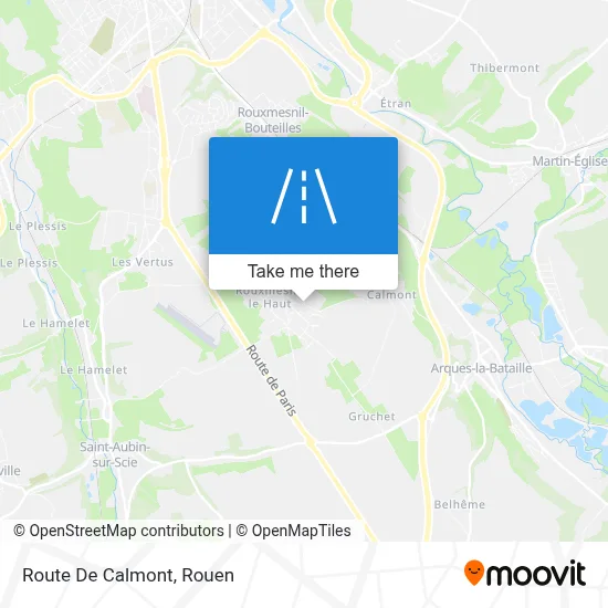 Route De Calmont map