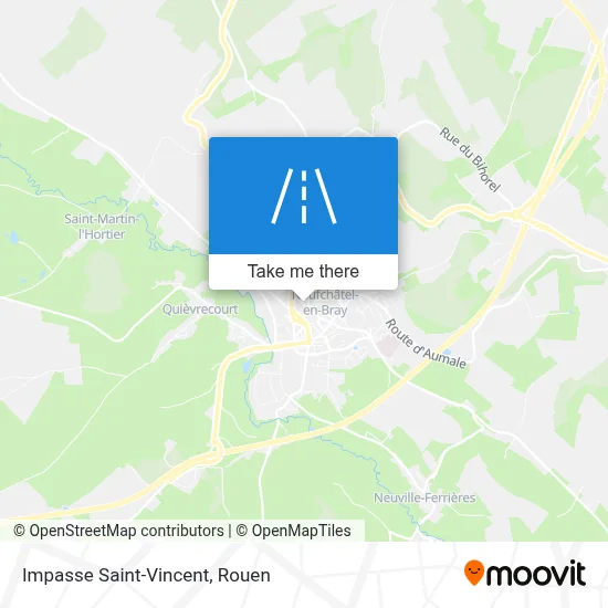 Impasse Saint-Vincent map