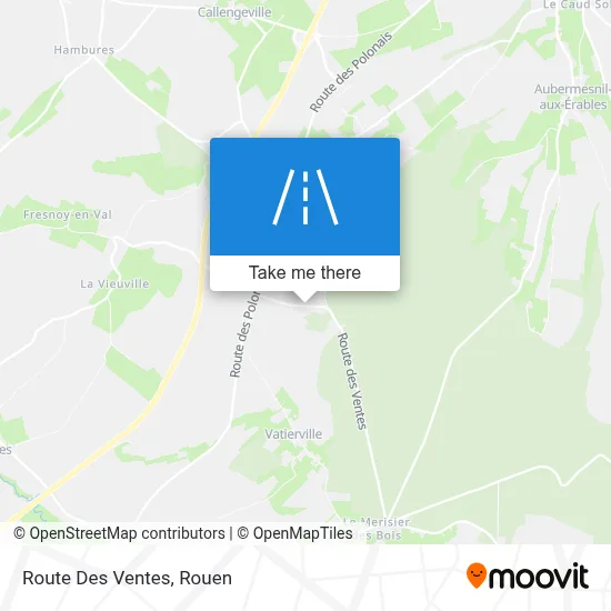Route Des Ventes map