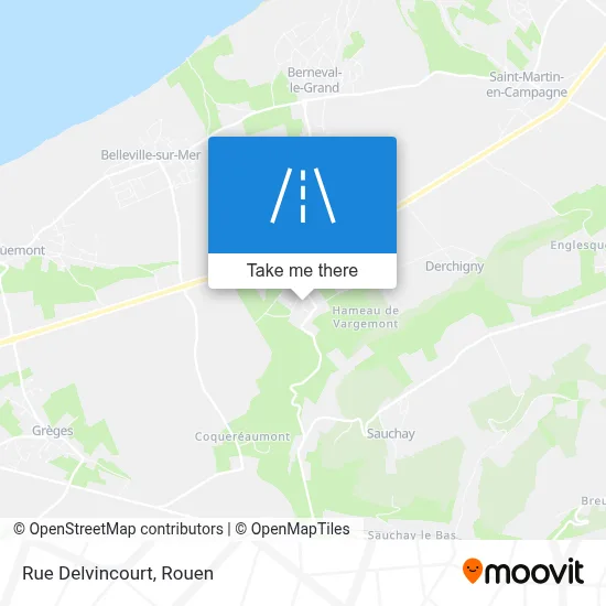 Rue Delvincourt map