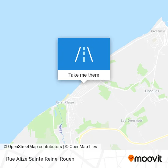 Rue Alize Sainte-Reine map