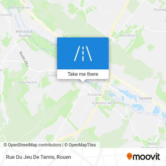 Rue Du Jeu De Tamis map