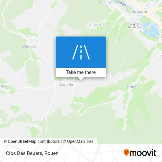 Clos Des Beuets map