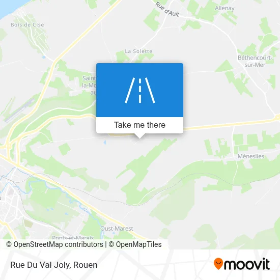 Rue Du Val Joly map