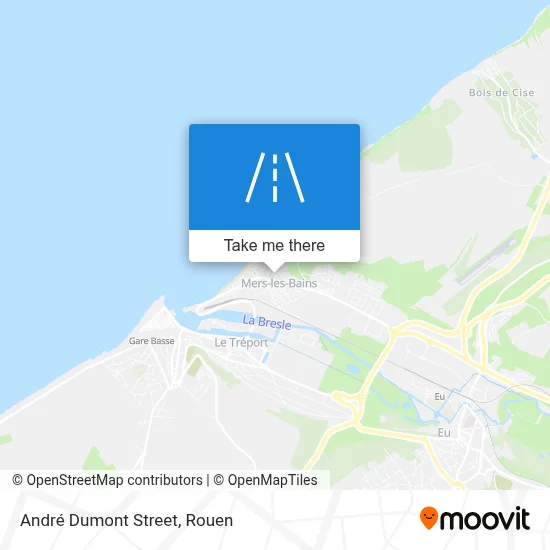 Mapa Rue André Dumont