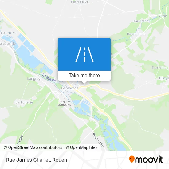 Rue James Charlet map