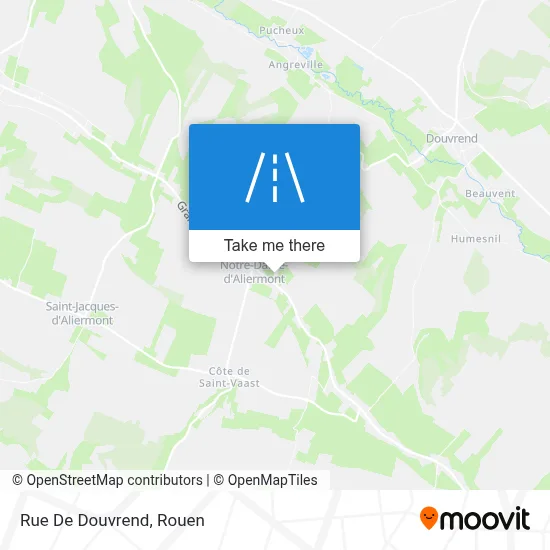 Rue De Douvrend map