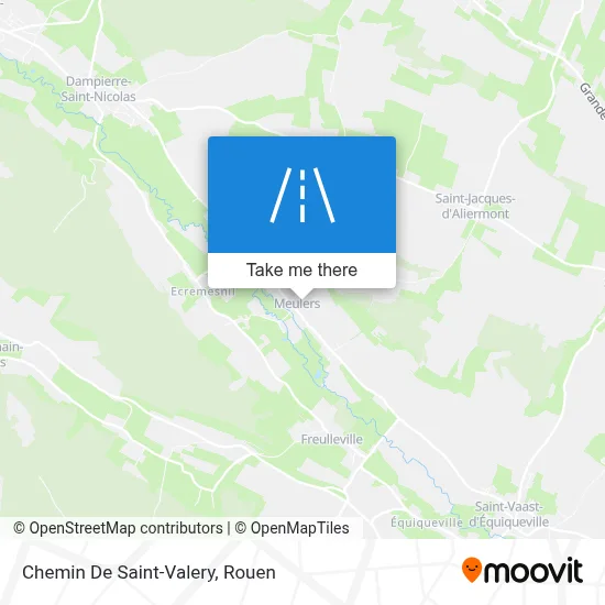 Chemin De Saint-Valery map