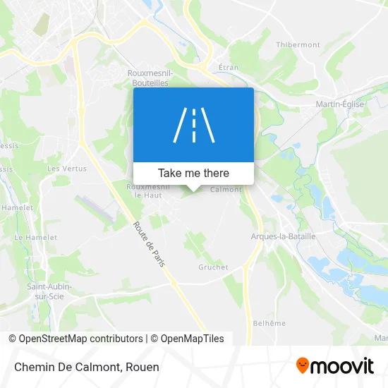Mapa Chemin De Calmont