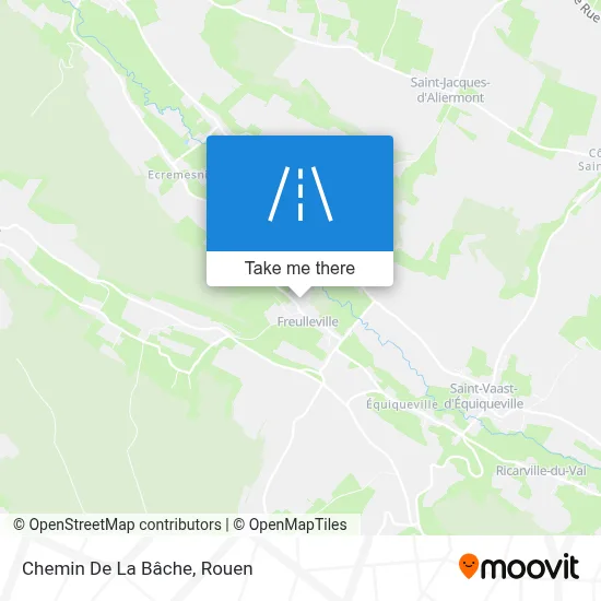 Chemin De La Bâche map