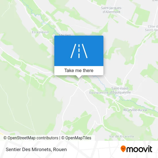 Sentier Des Mironets map
