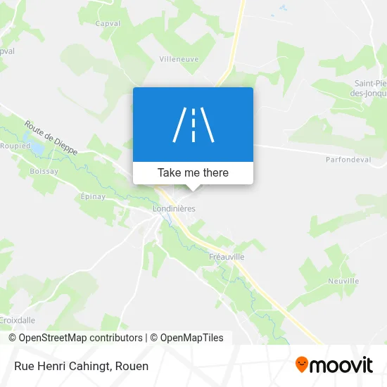 Rue Henri Cahingt map